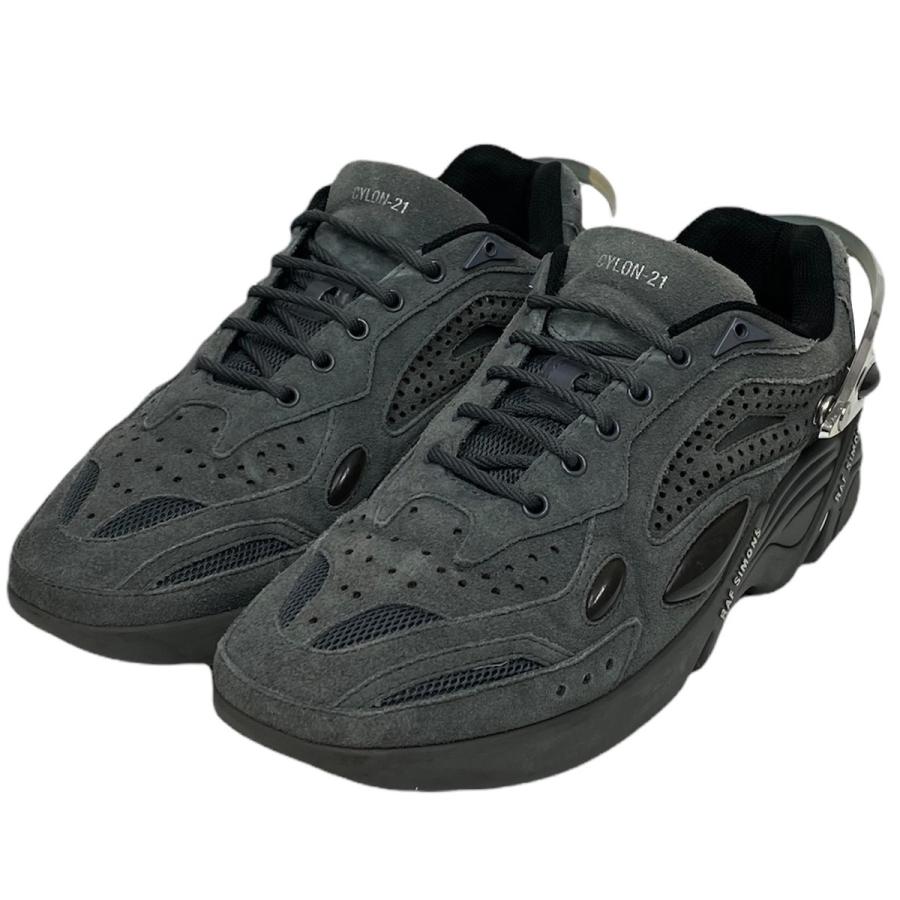 RAF SIMONS RUNNER CYLON-21 grauサイロン加工スニーカー グレー 