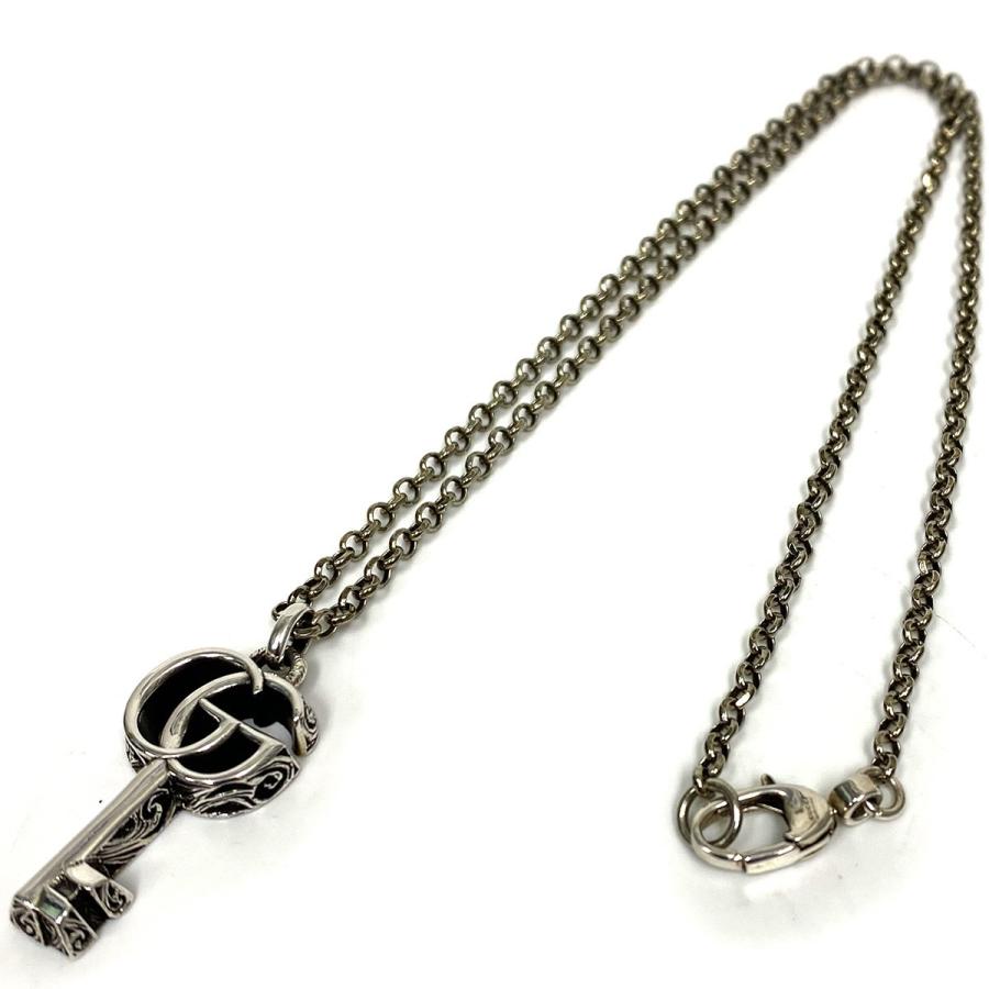 GUCCI ダブルGキーネックレス ダブルGキー チャーム鍵モチーフ
