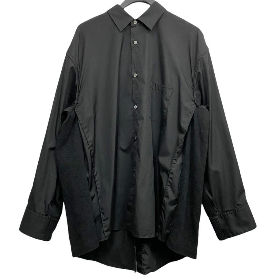 Stein 21SS Oversized Knit combination Shirtシャツニットドッキング 