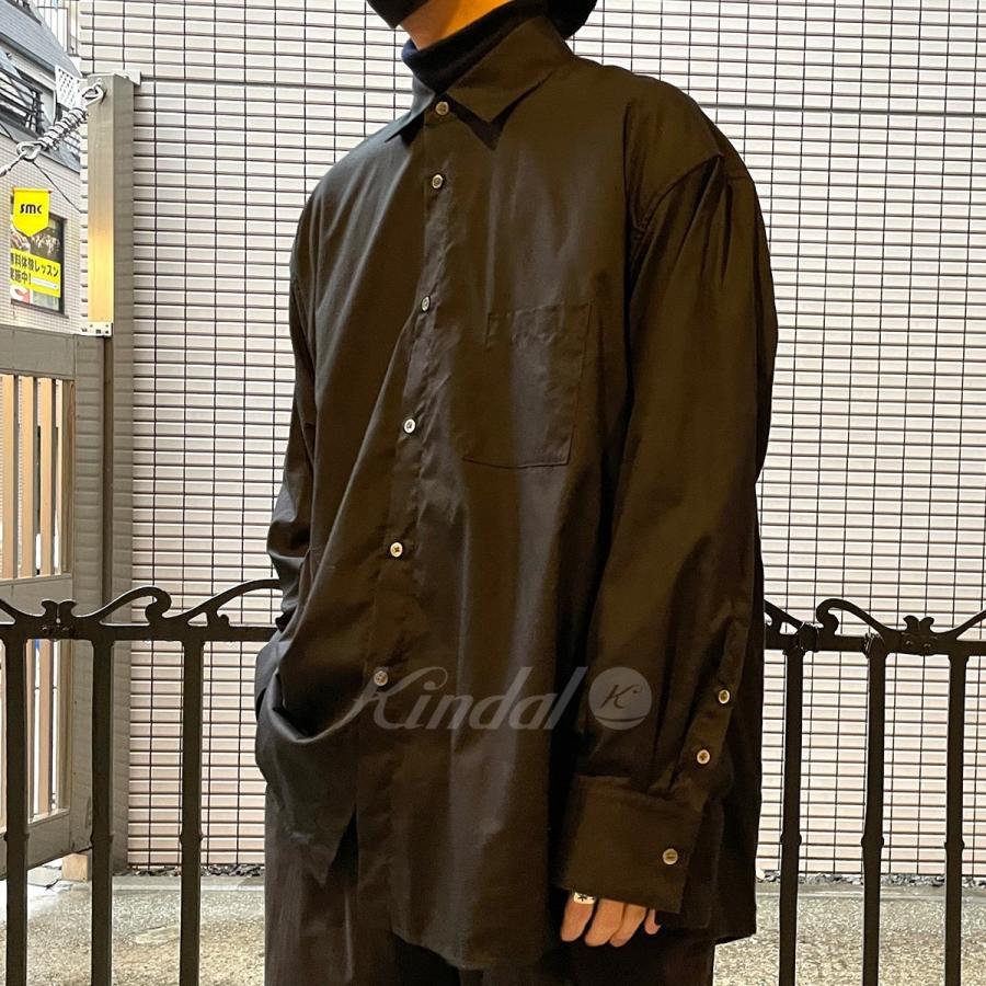 Stein 21SS Oversized Knit combination Shirtシャツニットドッキング 