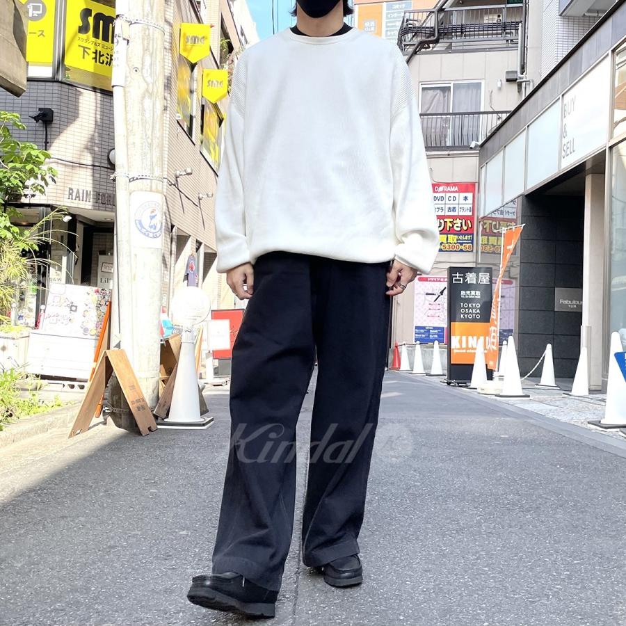 Graphpaper Denim Baggy Pantsデニムワイドバギーパンツ ブラック