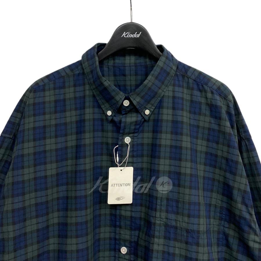 【SSZ×Minnano】black watch shirt SSZ×Minnano】black watch shirt