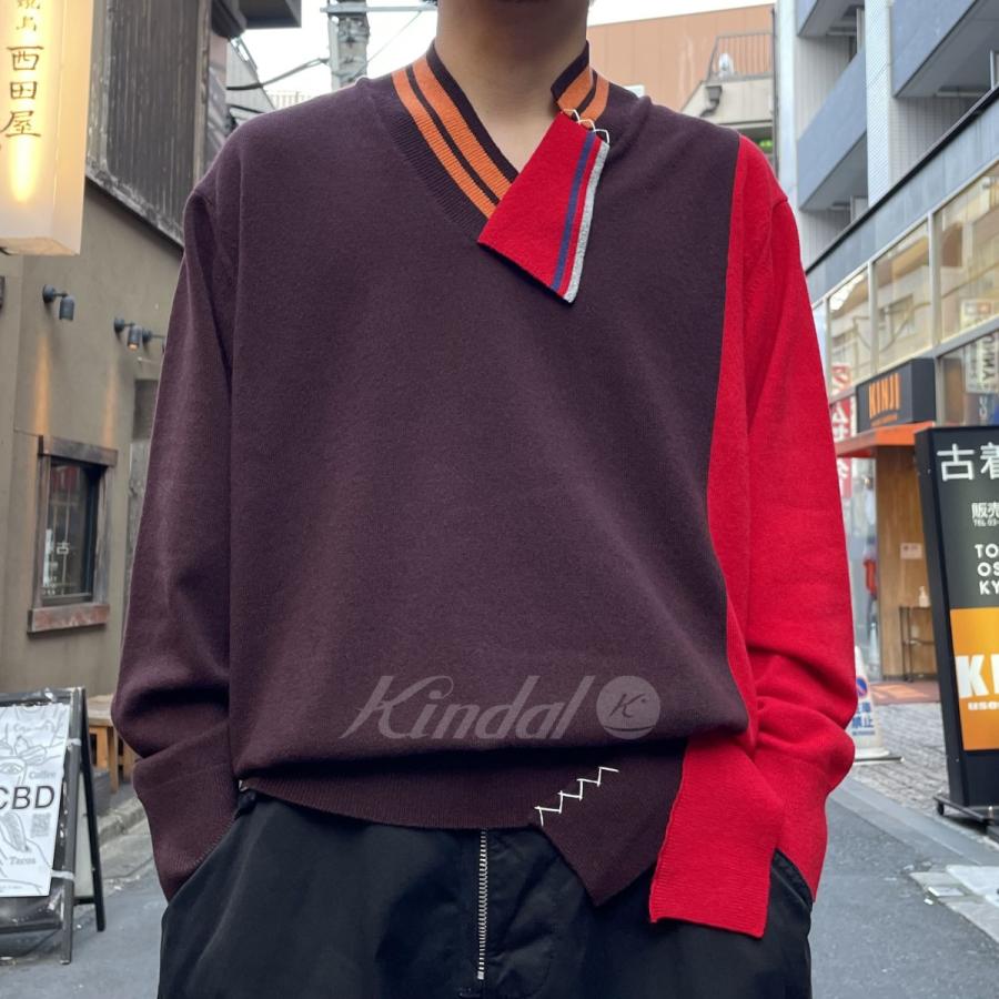 Color カラー kolor 23AW 23WCM-NO1301-C Knit ハイゲージ切替 Color カラー kolor 23AW 23WCM-NO1301-C Knit ハイゲージ切替