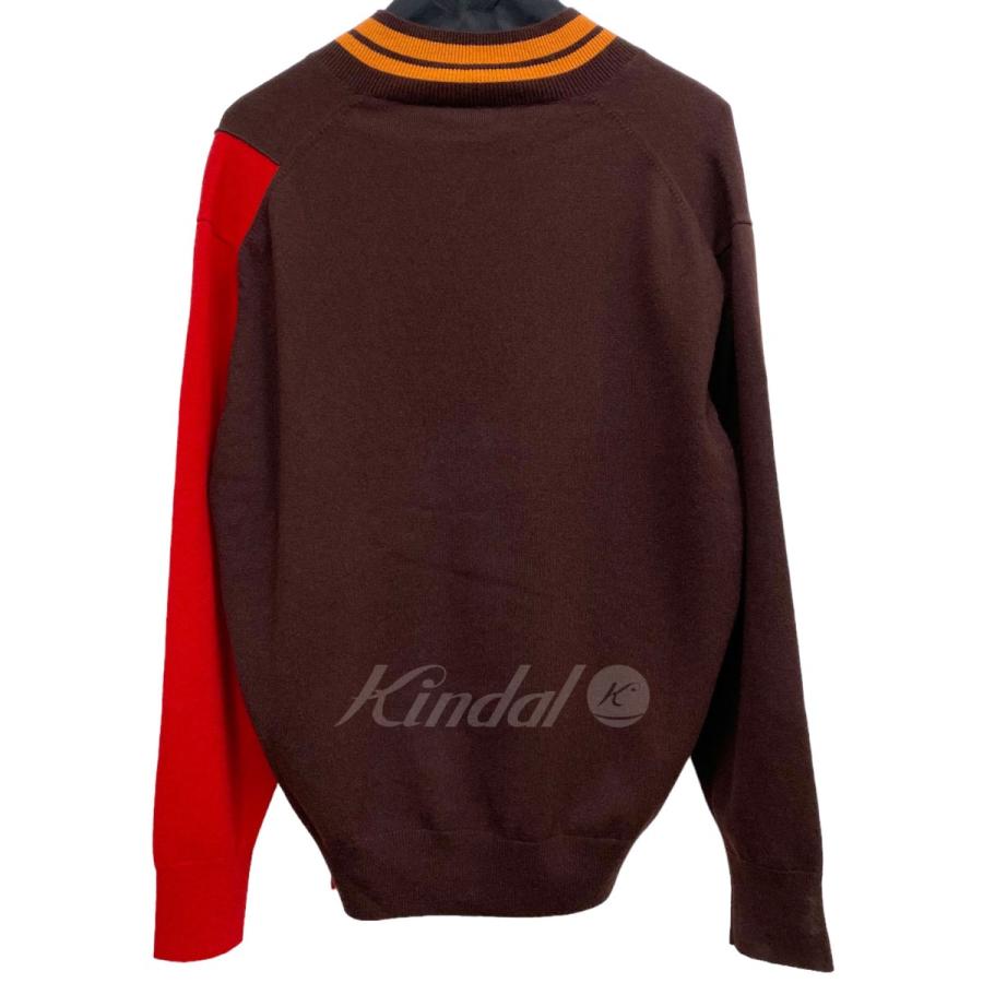kolor 23aw ファー ドッキング ニット - トップス