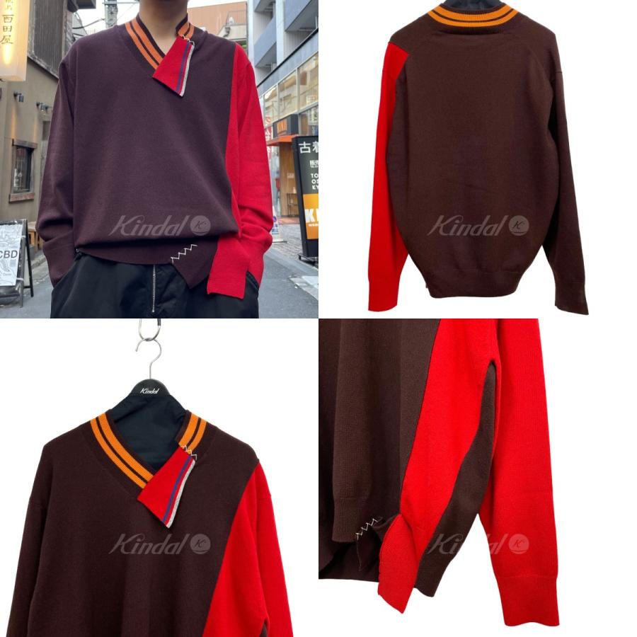 Color カラー kolor 23AW 23WCM-NO1301-C Knit ハイゲージ切替 Color カラー kolor 23AW 23WCM-NO1301-C Knit ハイゲージ切替