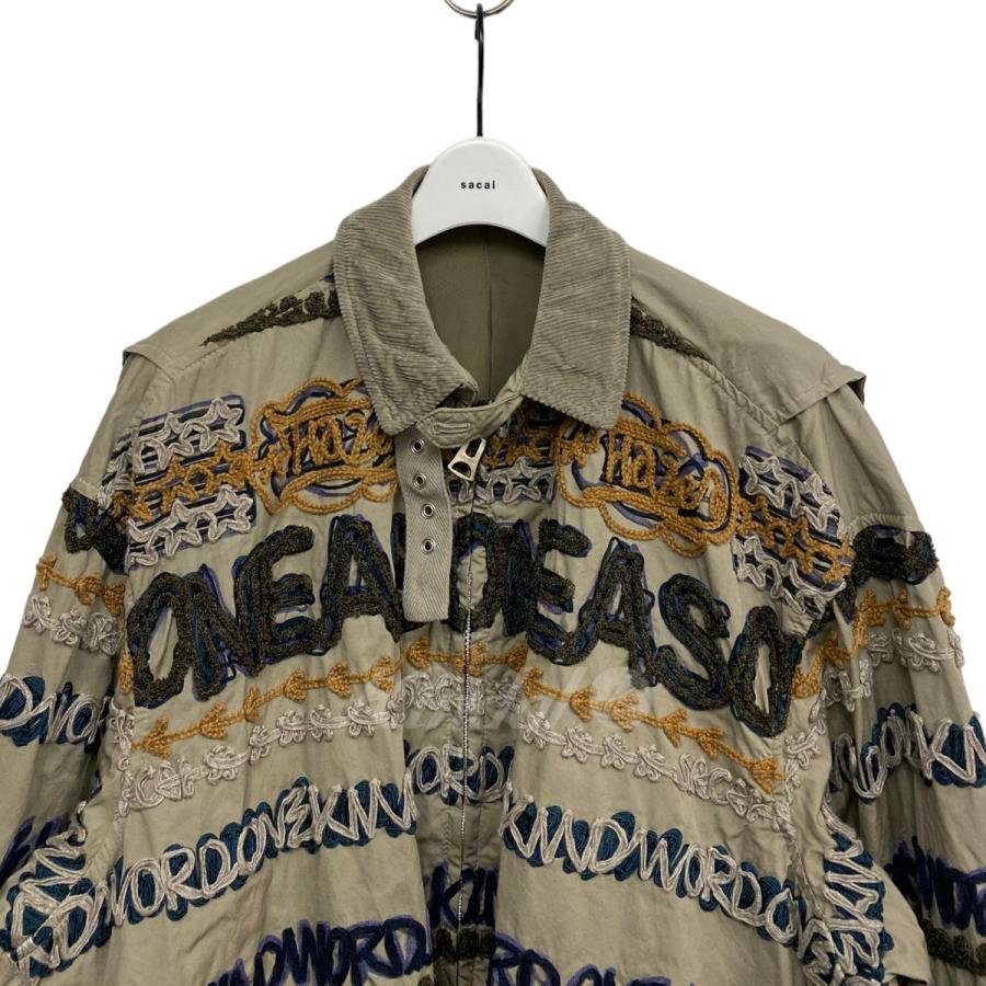 サカイ エリックヘイズ sacai×ERIC HAZE 23SSCode Embroidery Cotton