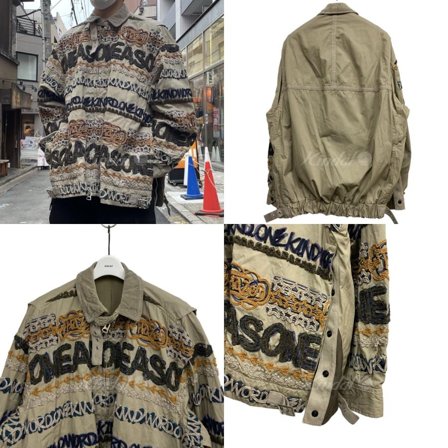 サカイ エリックヘイズ sacai×ERIC HAZE 23SSCode Embroidery Cotton