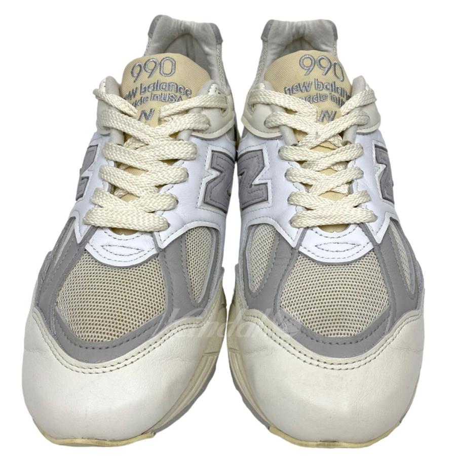 ニューバランス NEW BALANCE M990TC2 Sea Saltスニーカー靴 ホワイト サイズ：US10．5(28．5cm)｜kindal｜02