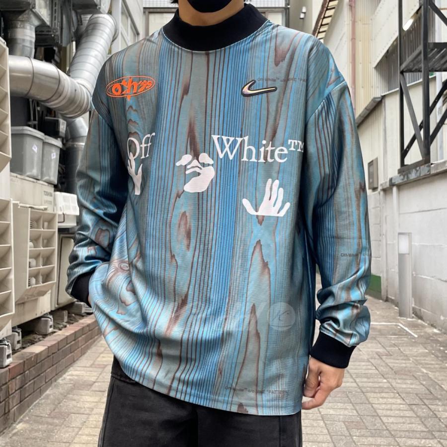 NIKE off-white ゲームシャツ　L 新品】NIKE off-white ゲームシャツ L - メルカリ