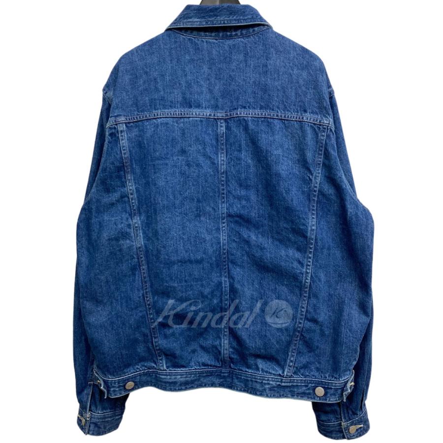 オーラリー AURALEE 22AW Selvedge Light Denim Blouson USED加工 