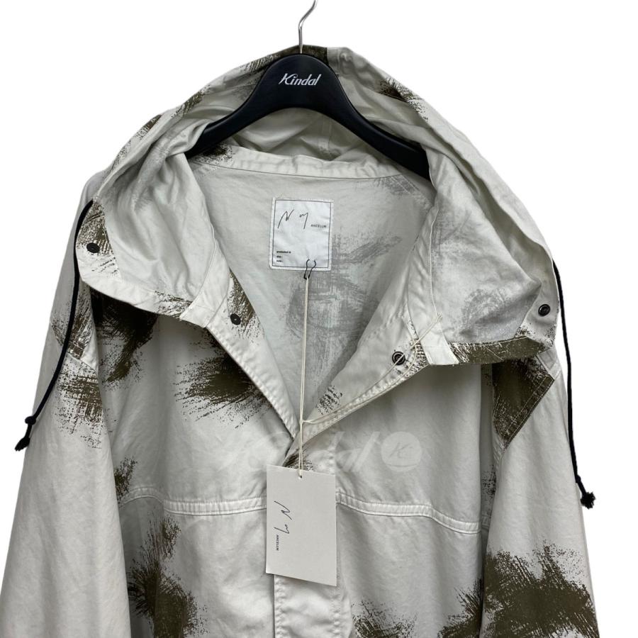 値下げ】ANCELLM 24SS Camo Hoodie Jacketカモミリタリージャケット 