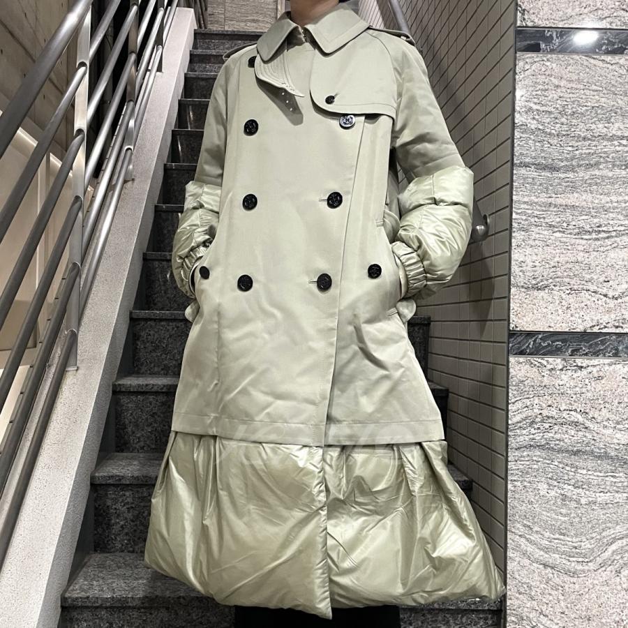sacai（サカイ） sacai 22AW COTTON GABARDINE×PADDED COAT中綿 
