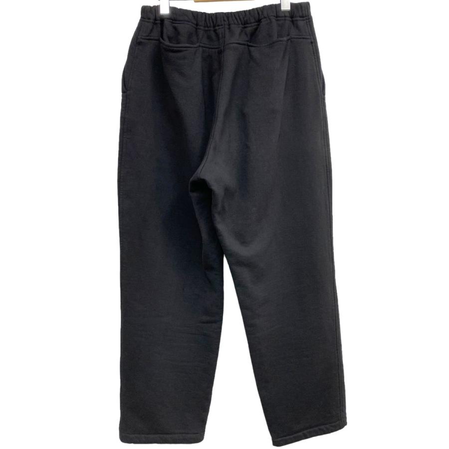 COMOLI コモリ 23AW コットン吊裏毛 パンツ スウェットパンツ ブラック 