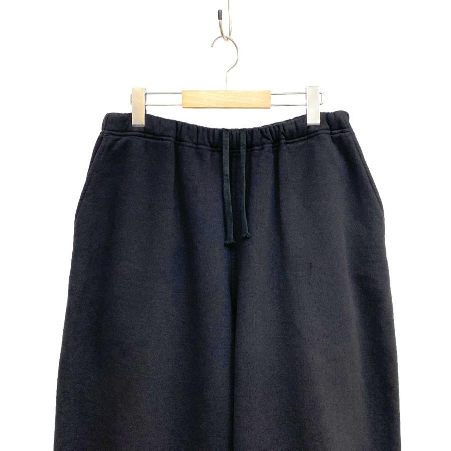 COMOLI コモリ 23AW コットン吊裏毛 パンツ スウェットパンツ ブラック 