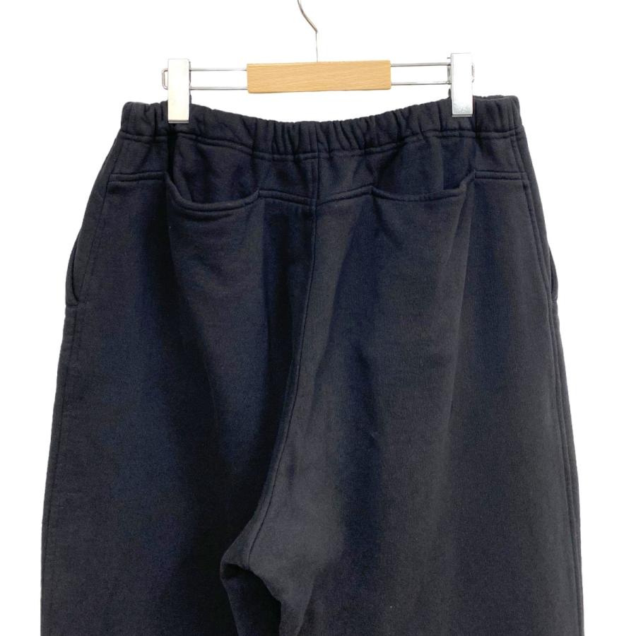 COMOLI コモリ 23AW コットン吊裏毛 パンツ スウェットパンツ ブラック 