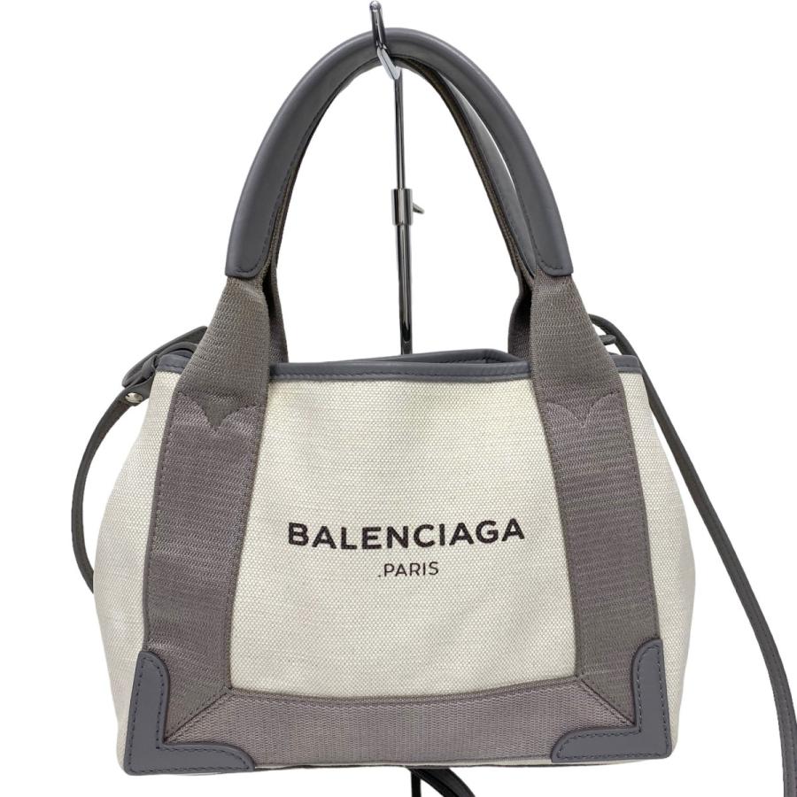 BALENCIAGA（バレンシアガ） 【値下げ】BALENCIAGA Navy Cabas XS 