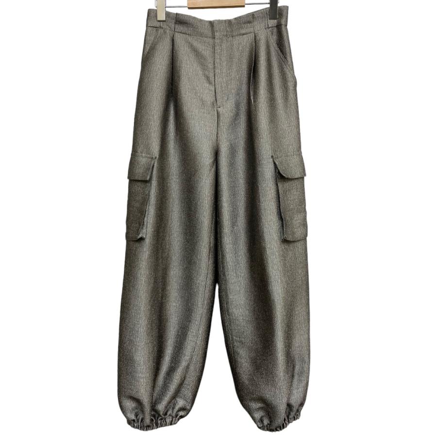 アンヌーク anuke 24SS Glitter Cargo Pantsグリッターミリタリー  