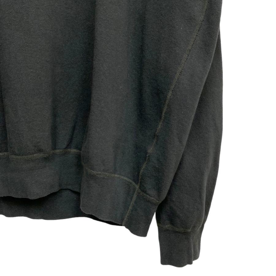 コモリ COMOLI 24SS 製品染 裏毛 クルーネック ブラック サイズ：4 