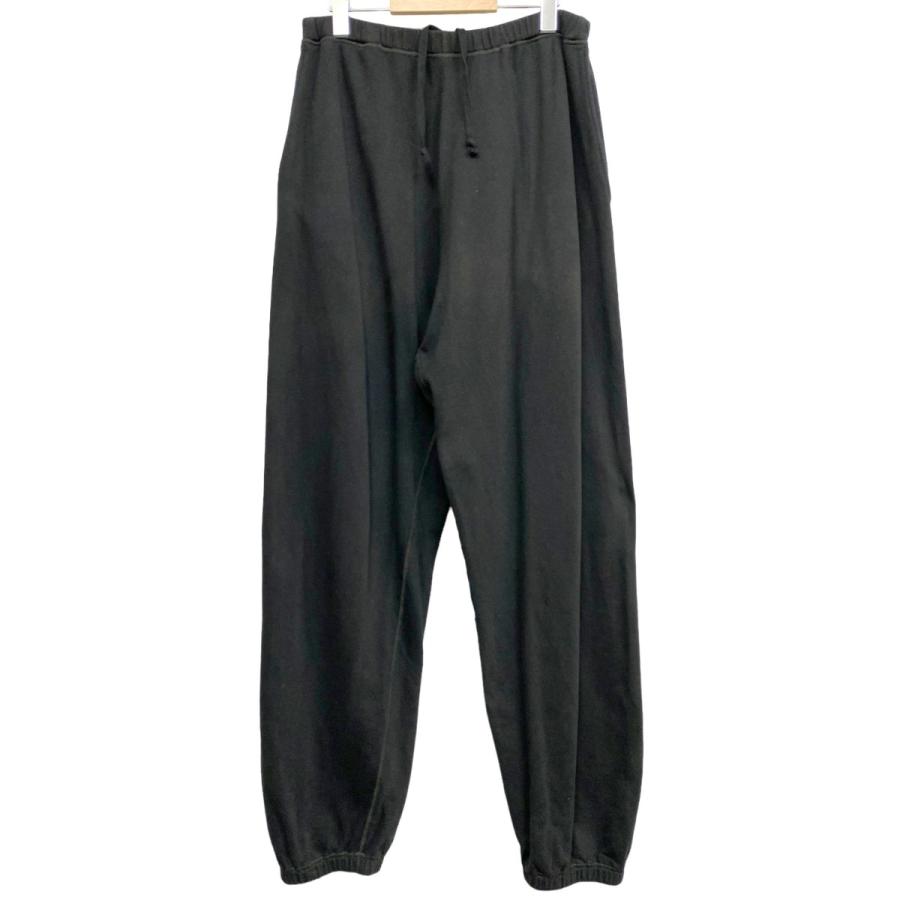 コモリ COMOLI 24SS 製品染 裏毛 パンツ ブラック サイズ：3(〜100cm 