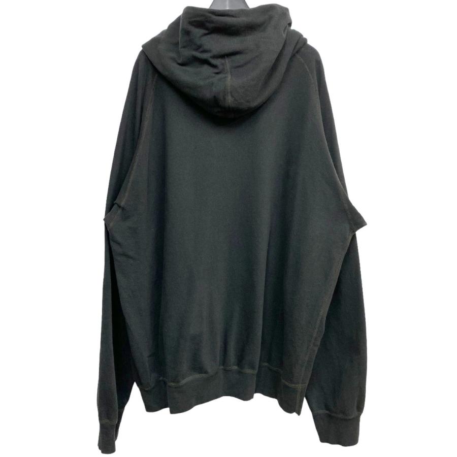 美品　24ss COMOLI コモリ　製品染裏毛ジップパーカー　ホワイト　4 COMOLI（コモリ） COMOLI 24SS 製品染 裏毛 ジップパーカ ブラック