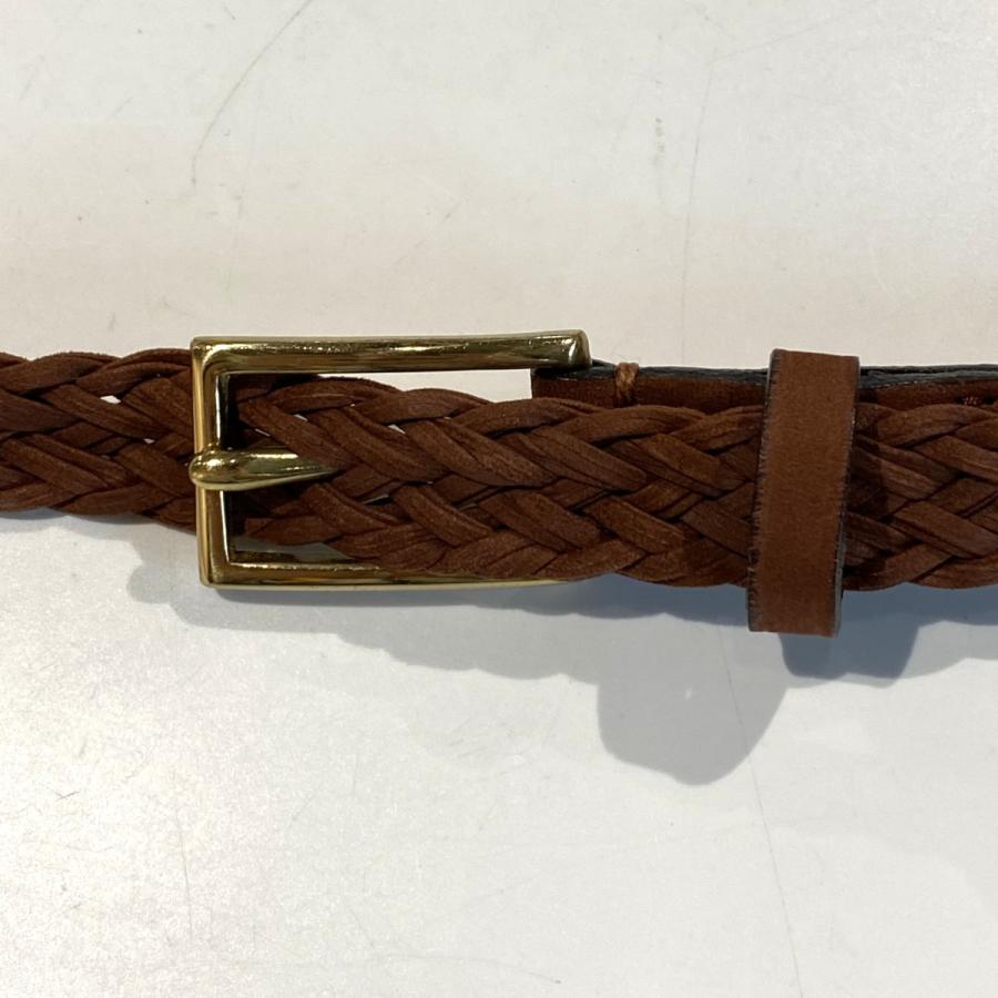 ユーゲン HEUGN 23AW NUBUCK MESH BELT Joshヌバックメッシュベルト