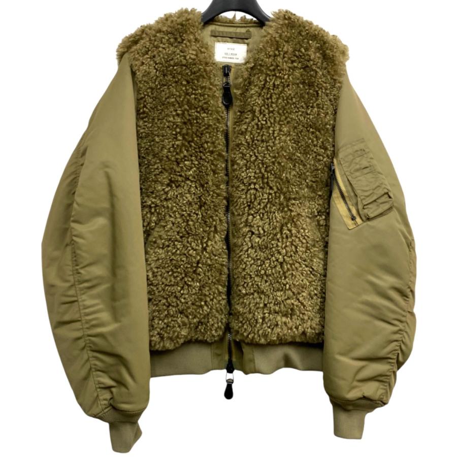HYKE（ハイク） HYKE 23AW FAUX SHEARLING TYPE MA-1ファードッキング