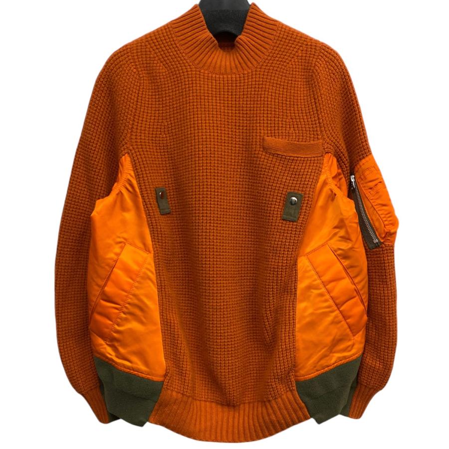 名作　サカイ　sacai (2) ドッキングニット　プルオーバー　ma-1 名作 サカイ sacai (2) ドッキングニット プルオーバー ma-1 sacai