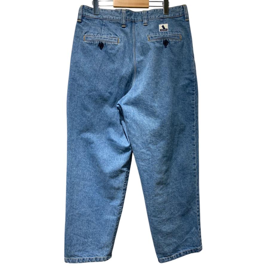 DESCENDANT DC-3 DENIM TROUSERS ワイドデニムパンツ DESCENDANT/DC-3 DENIM TROUSERS (INDIGO)