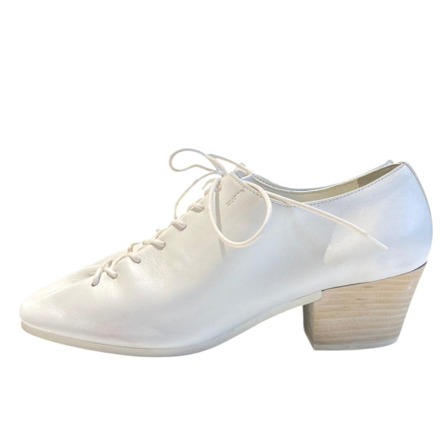 LEMAIRE ルメール　スクエアトゥダービーシューズ　ホワイト LEMAIRE ルメール スクエアトゥダービーシューズ ホワイト