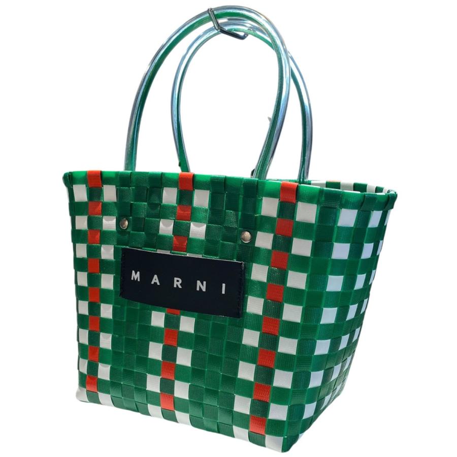 マルニマーケット バスケットバッグ マルニマーケット MARNI MARKET BASKET BAGバスケットバッグ グリーン
