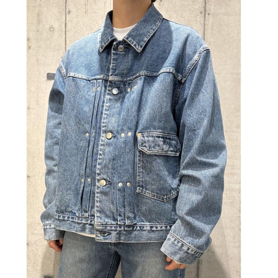 タナカ TANAKA ST-45 New Classic Jean Jacket Vintage Blue USED加工