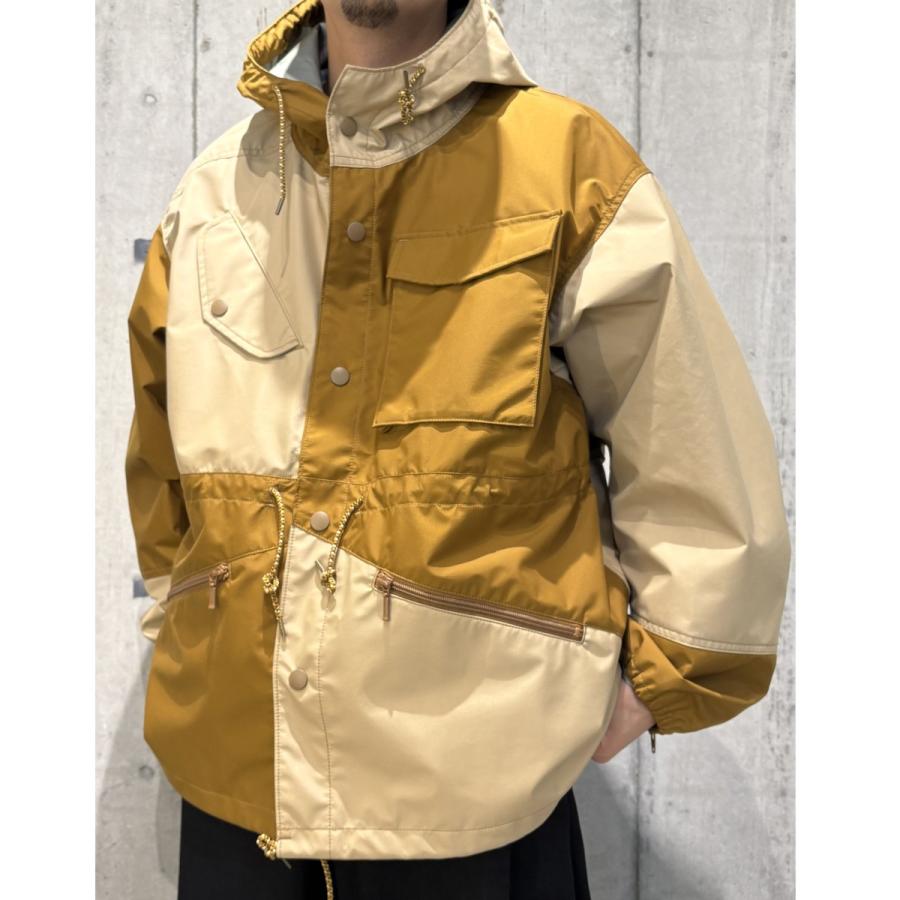 QUON（クオン） KUON 24AW Patchwork Shell JacketパッチワークTECH