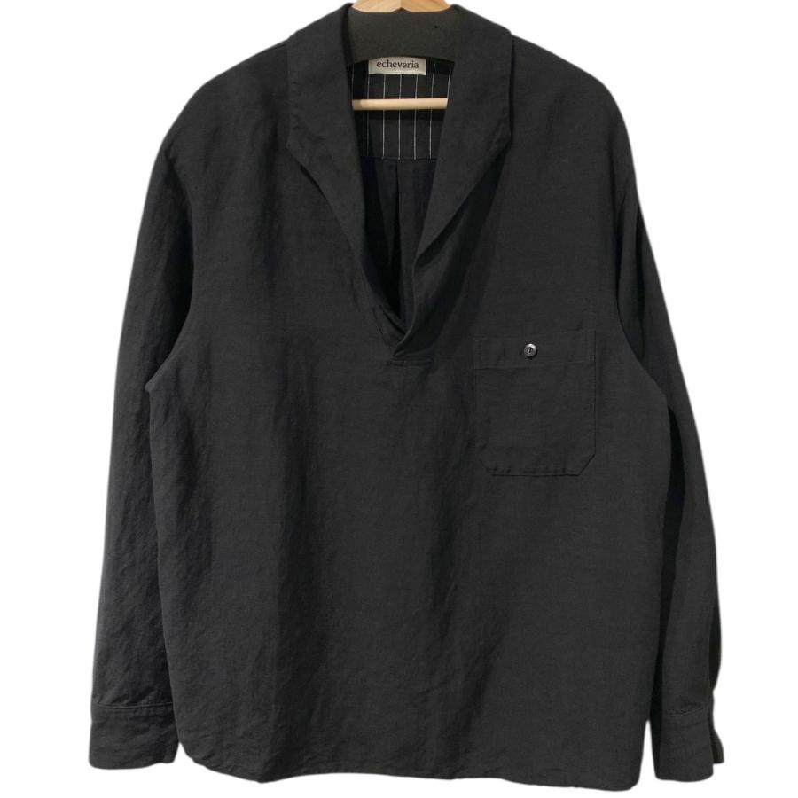 エケベリア echeveria 25SS viscose linen skipper work shirtsリネン