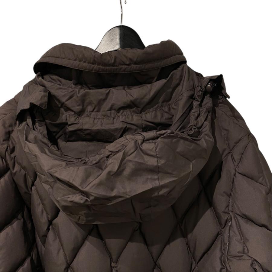 MONCLER ダウンコート リバーシブル 茶タグ キルティング グリーン 黒