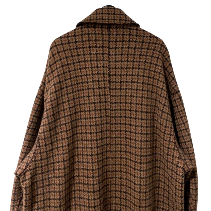 YOAK ヨーク YOKE DOUBLE JQUARD KNIT BAL COLLAR COATオーバーサイズ