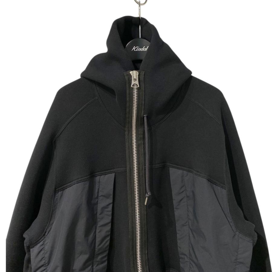sacai（サカイ） sacai 23SS Nylon Twill×Sponge Sweat Hoodieナイロン