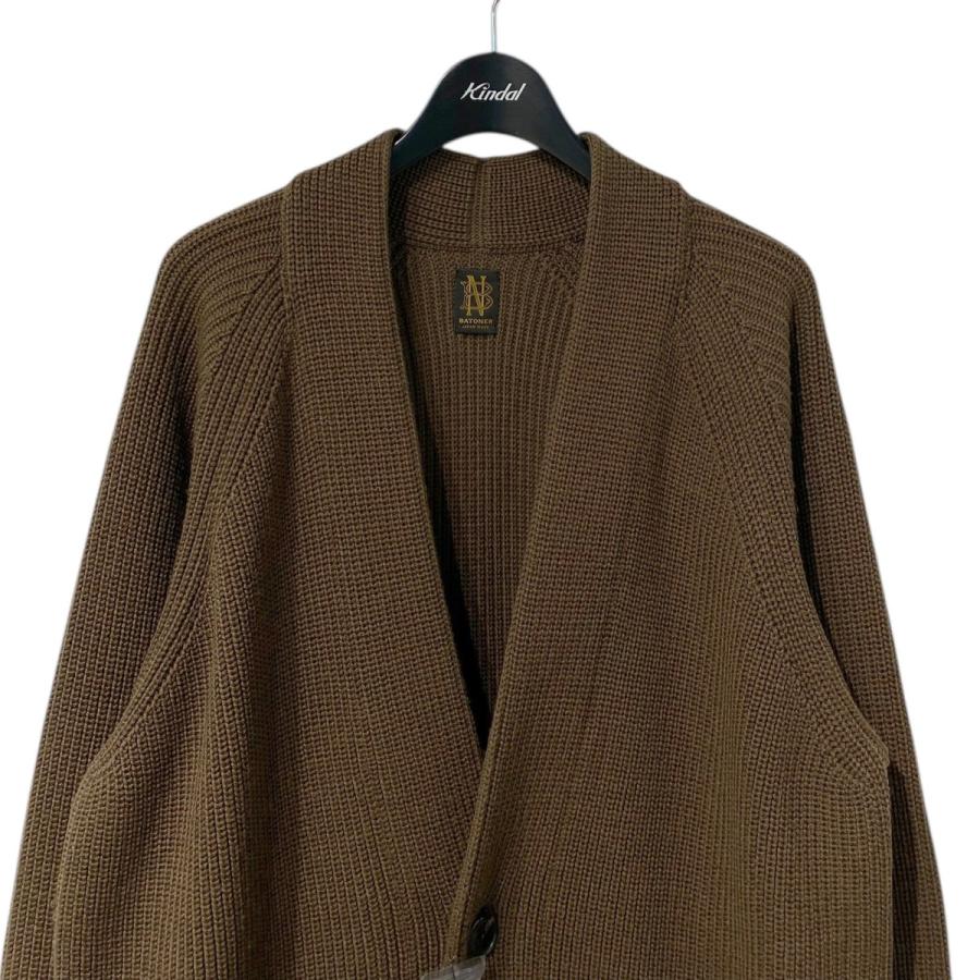 BATONER（バトナー） BATONER Signature Shawl Collar Cardigan