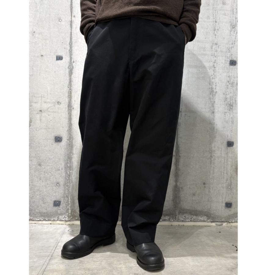 COMOLI コモリ　ポストワークパンツ　サイズ4 COMOLI（コモリ） COMOLI 24SS ポストワークツイル パンツ ブラック