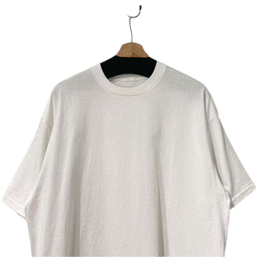 25ss COMOLI コモリ　コットンジャージ半袖　ホワイト　4 COMOLI（コモリ） COMOLI 25SS コットンジャージ半袖Tシャツ ホワイト