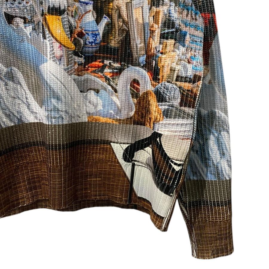コッキ KHOKI 25SS Collage printed knitカレッジプリントニット