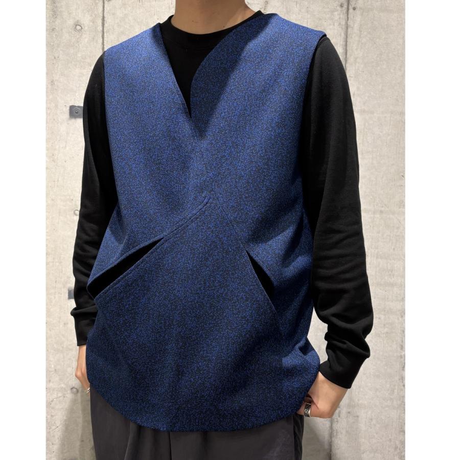 ナマチェコ NAMACHEKO 19AW KNIT VESTニットベスト ブルー