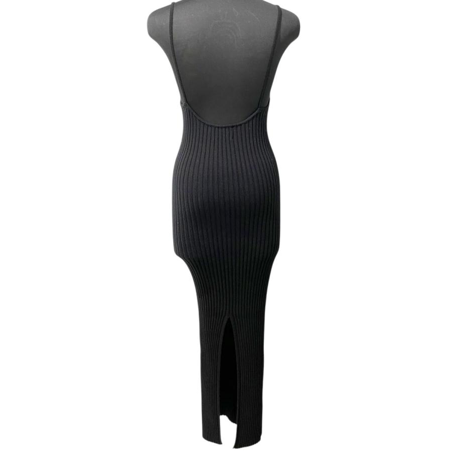 トップス shishikui Knit Cami BLACK 値下げ】THE SHISHIKUI(Chiharu Dodo) Knit Cami Dressニットキャミ