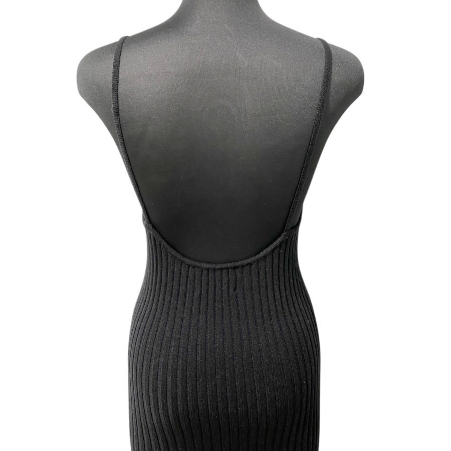 THE SHISHIKUI シシクイ CAMI KNIT / BLACK シシクイ 百々千晴 THE SHISHIKUI(Chiharu Dodo) Knit Cami Dress