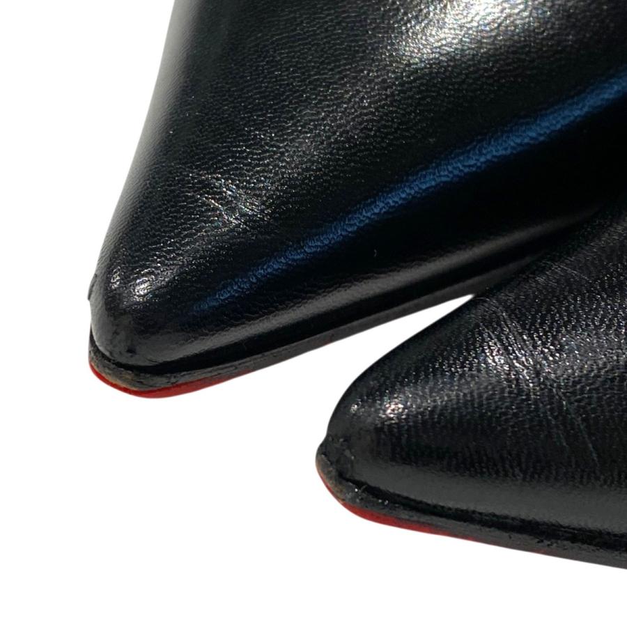 Christian Louboutin（クリスチャンルブタン） レザーフラットパンプス