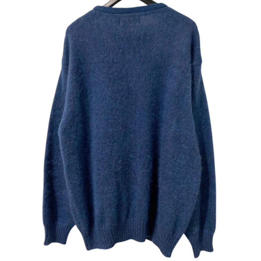 エケベリア echeveria Kid mohair cardiganモヘヤカーディガン ブルー