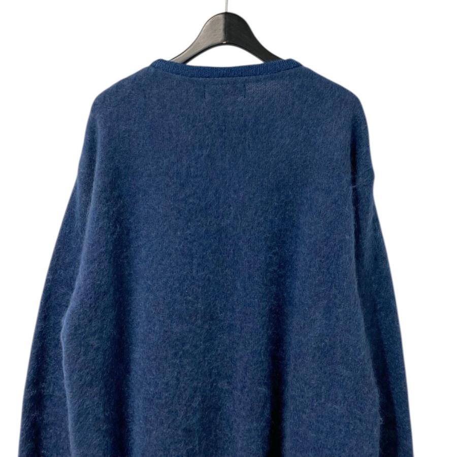 エケベリア echeveria Kid mohair cardiganモヘヤカーディガン ブルー