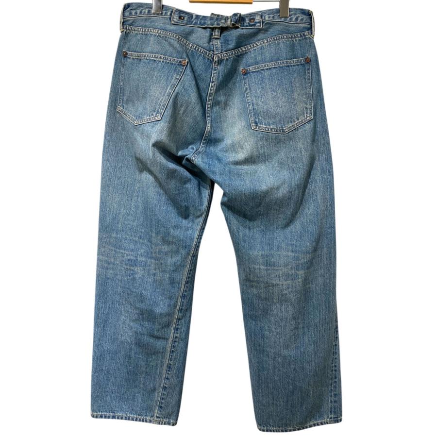 アプレッセ A．PRESSE No．2 Washed Denim Pants Vintageウォッシュドヴィンテージ加工デニムパンツ Indigo サの画像