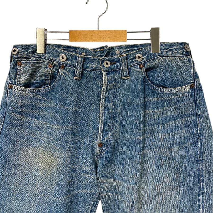 アプレッセ A．PRESSE No．2 Washed Denim Pants Vintageウォッシュドヴィンテージ加工デニムパンツ Indigo サの画像