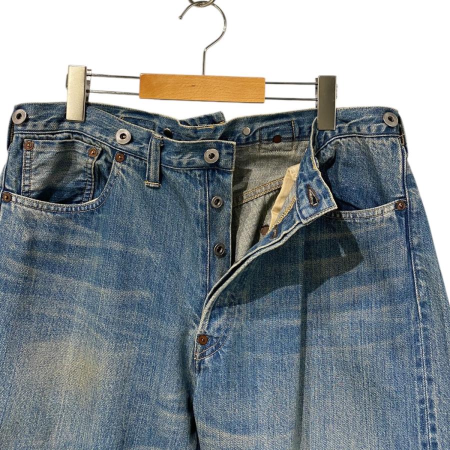 アプレッセ A．PRESSE No．2 Washed Denim Pants Vintageウォッシュドヴィンテージ加工デニムパンツ Indigo サの画像