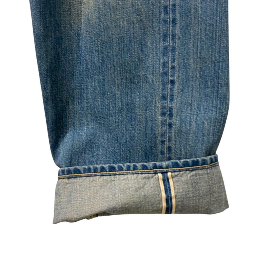 アプレッセ A．PRESSE No．2 Washed Denim Pants Vintageウォッシュドヴィンテージ加工デニムパンツ Indigo サの画像